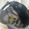 Burberry House check baseball cap in black, interior lining and label