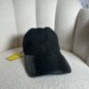 Fendi FF logo baseball cap in black, front view